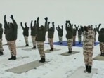 A clip of the ITBP personnel celebrating the International Yoga Day occasion was posted by news agency ANI on Twitter from its official handle. A clip of the ITBP personnel celebrating the International Yoga Day occasion was posted by news agency ANI on Twitter from its official handle.