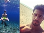 Sidharth Malhotra nailing Sukhasana underwater is coolest thing on Yoga Day 2021(Instagram/sidmalhotra) Sidharth Malhotra nailing Sukhasana underwater is coolest thing on Yoga Day 2021(Instagram/sidmalhotra)