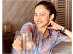 Rakul Preet kickstarts Yoga Day by doing Kunjar Kriya to feel happy, energetic(Instagram/@rakulpreet) Rakul Preet kickstarts Yoga Day by doing Kunjar Kriya to feel happy, energetic(Instagram/@rakulpreet)
