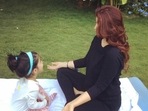 Twinkle Khanna shared a throwback picture featuring baby Nitara. Twinkle Khanna shared a throwback picture featuring baby Nitara.