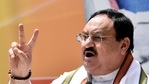 BJP president Nadda pointed out an attempt was made to malign the vaccination drive. (ANI file photo) BJP president Nadda pointed out an attempt was made to malign the vaccination drive. (ANI file photo)