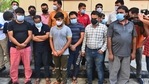 The police team used a decoy customer and, along with officials of the drug control department, laid a trap and caught one Waseem Khan from near Jamia Nagar Metro station where he had come to deliver the injections.(Photo by Raj K Raj / Hindustan Times)(Raj K Raj / HT Photo) The police team used a decoy customer and, along with officials of the drug control department, laid a trap and caught one Waseem Khan from near Jamia Nagar Metro station where he had come to deliver the injections.(Photo by Raj K Raj / Hindustan Times)(Raj K Raj / HT Photo)