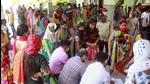 Large crowds were witnessed on Monday, as the health department allowed walk-in vaccination drive, including for daily wage workers who do not have any ID. (PTI) Large crowds were witnessed on Monday, as the health department allowed walk-in vaccination drive, including for daily wage workers who do not have any ID. (PTI)