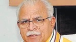 Haryana CM Manohar Lal Khattar said this provision of a few extra marks in the final examination will be for the students of those schools under the state's Board of School Education, (HT file) Haryana CM Manohar Lal Khattar said this provision of a few extra marks in the final examination will be for the students of those schools under the state's Board of School Education, (HT file)