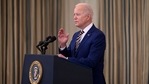 US President Joe Biden speak about the Covid-19 response and the vaccination program in the State Dining Room of the WHite House in Washington, DC, on June 18, 2021. (AFP) US President Joe Biden speak about the Covid-19 response and the vaccination program in the State Dining Room of the WHite House in Washington, DC, on June 18, 2021. (AFP)