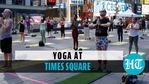 International Yoga Day: Over 3,000 people perform asanas at iconic Times Square International Yoga Day: Over 3,000 people perform asanas at iconic Times Square