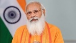 Prime Minister Narendra Modi highlighted how yoga became an important medium for self-reliance the world over.(PTI) Prime Minister Narendra Modi highlighted how yoga became an important medium for self-reliance the world over.(PTI)