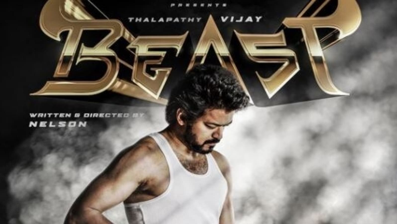 Vijay’s new Tamil film titled Beast, firstlook poster unveiled on the