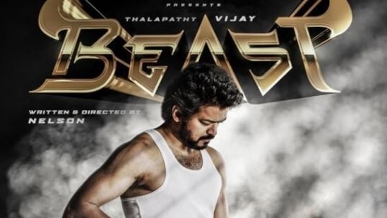 Vijay's new Tamil film titled Beast, first-look poster unveiled on the eve  of his birthday - Hindustan Times