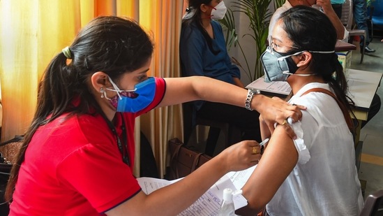 According to the health department, over 1.38 crore people had received the Covid-19 jabs till Sunday. (PTI ) According to the health department, over 1.38 crore people had received the Covid-19 jabs till Sunday. (PTI )