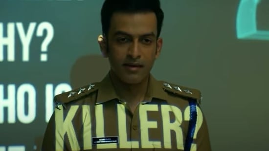 Prithviraj Sukumaran in a still from Cold Case trailer. Prithviraj Sukumaran in a still from Cold Case trailer.