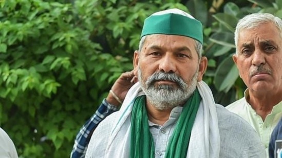 Farmer leader Rakesh Tikait. (PTI)