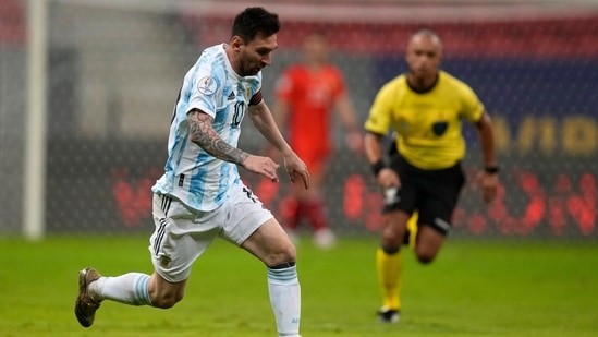 Argentina's Lionel Messi(AP)