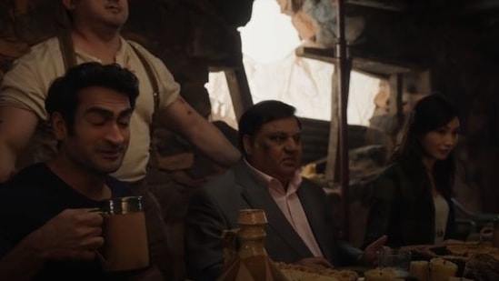 Harish Patel in a still from the trailer for Marvel's Eternals.