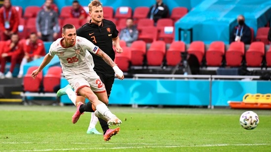 One can say it just wasn't meant to be for North Macedonia as Darko Churlinov's goal was also disallowed due to off-side. (AP)