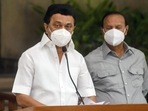 Tamil Nadu CM MK Stalin addresses during a press conference. He on Tuesday said he is opposing the the new draft Indian Ports Bill, 2021. Tamil Nadu CM MK Stalin addresses during a press conference. He on Tuesday said he is opposing the the new draft Indian Ports Bill, 2021.