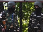 On Monday, three LeT terrorists were neutralised including top Commander Mudasir Pandit, who was involved in the killing of three policemen and four others, in an encounter by security forces in Sopore of Jammu and Kashmir's Baramulla district.(AFP) On Monday, three LeT terrorists were neutralised including top Commander Mudasir Pandit, who was involved in the killing of three policemen and four others, in an encounter by security forces in Sopore of Jammu and Kashmir's Baramulla district.(AFP)