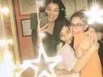 Sushmita Sen poses with her daughters Renee Sen and Alisha Sen. 