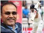 Virender Sehwag and Kane Williamson in action during WTC Final.(HT COLLAGE) Virender Sehwag and Kane Williamson in action during WTC Final.(HT COLLAGE)