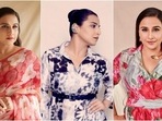 Vidya Balan embraces floral prints for Sherni promotions in 3 breathtaking looks(Instagram/@who_wore_what_when) Vidya Balan embraces floral prints for Sherni promotions in 3 breathtaking looks(Instagram/@who_wore_what_when)