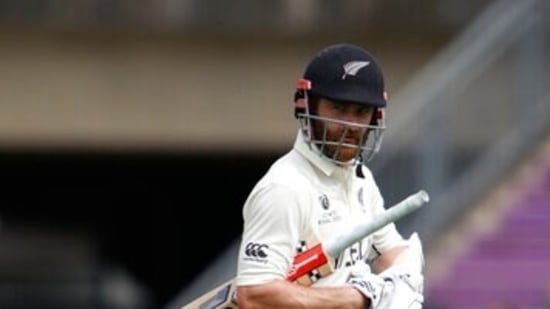 New Zealand captain Kane Williamson fought back but was dismissed for 49 by Ishant Sharma.(AP)