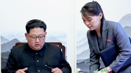 Kim Yo Jong -- a key adviser to her brother -- appeared to dismiss the prospects for an early resumption of negotiations.(STR / Korea Summit Press Pool / AFP) Kim Yo Jong -- a key adviser to her brother -- appeared to dismiss the prospects for an early resumption of negotiations.(STR / Korea Summit Press Pool / AFP)