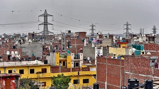 Residents of Mithapur in south-east Delhi are demanding that their area be removed from the restricted Yamuna floodplain zone.(HT File Photo) Residents of Mithapur in south-east Delhi are demanding that their area be removed from the restricted Yamuna floodplain zone.(HT File Photo)