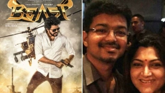 On Vijay's birthday on Tuesday, the second-look of his film, Beast was unveiled.