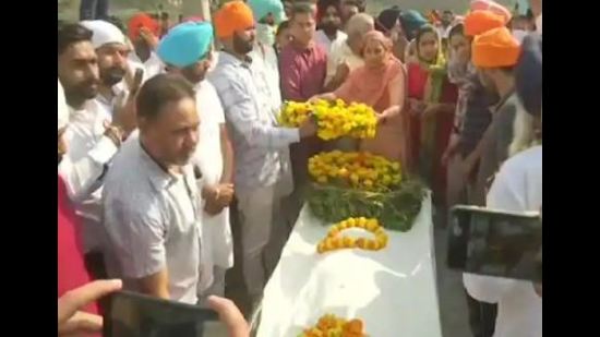 Balwinder Singh Sandhu was gunned down by two-bike borne men at his residence in Bhikhwind town of Tarn Taran district in October last year. Balwinder Singh Sandhu was gunned down by two-bike borne men at his residence in Bhikhwind town of Tarn Taran district in October last year.