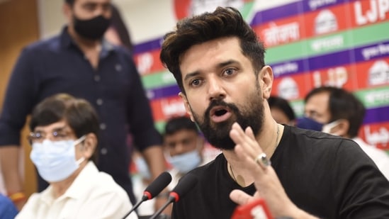 Lok Janshakti Party leader Chirag Paswan. (HT Photo ) Lok Janshakti Party leader Chirag Paswan. (HT Photo )