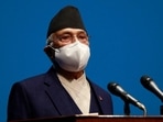 “Yoga originated in Nepal, not in India. At the time when yoga came into existence, there was no existence of India. It was divided into factions,” K P Sharma Oli said.(AFP) “Yoga originated in Nepal, not in India. At the time when yoga came into existence, there was no existence of India. It was divided into factions,” K P Sharma Oli said.(AFP)