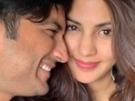 Rhea Chakraborty and Sushant Singh Rajput.