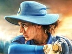 Shabaash Mithu poster featuring Taapsee Pannu as Mithali Raj. Shabaash Mithu poster featuring Taapsee Pannu as Mithali Raj.