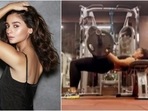 Alia Bhatt aces barbell hip thrusts and shows who is the hardest worker in room(Instagram/@aliaabhatt) Alia Bhatt aces barbell hip thrusts and shows who is the hardest worker in room(Instagram/@aliaabhatt)