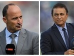 Nasser Hussain and Sunil Gavaskar Nasser Hussain and Sunil Gavaskar