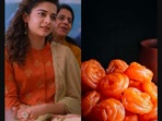 Netflix India, in their Instagram post, compared this picture of Mithila Palkar from Little Things to this sweet dish.(Instagram/@netflix_in) Netflix India, in their Instagram post, compared this picture of Mithila Palkar from Little Things to this sweet dish.(Instagram/@netflix_in)