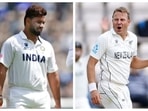 Rishabh Pant and Neil Wagner during the WTC final Rishabh Pant and Neil Wagner during the WTC final
