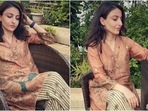 Soha Ali Khan's kalamkari tunic and pants look effortless, this is what it costs(Instagram/@sakpataudi) Soha Ali Khan's kalamkari tunic and pants look effortless, this is what it costs(Instagram/@sakpataudi)