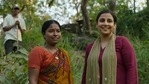 Vidya Balan in a still from Sherni. Vidya Balan in a still from Sherni.