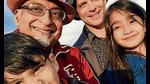 Aditya Advani and Michael Tarr with their children Aditya Advani and Michael Tarr with their children
