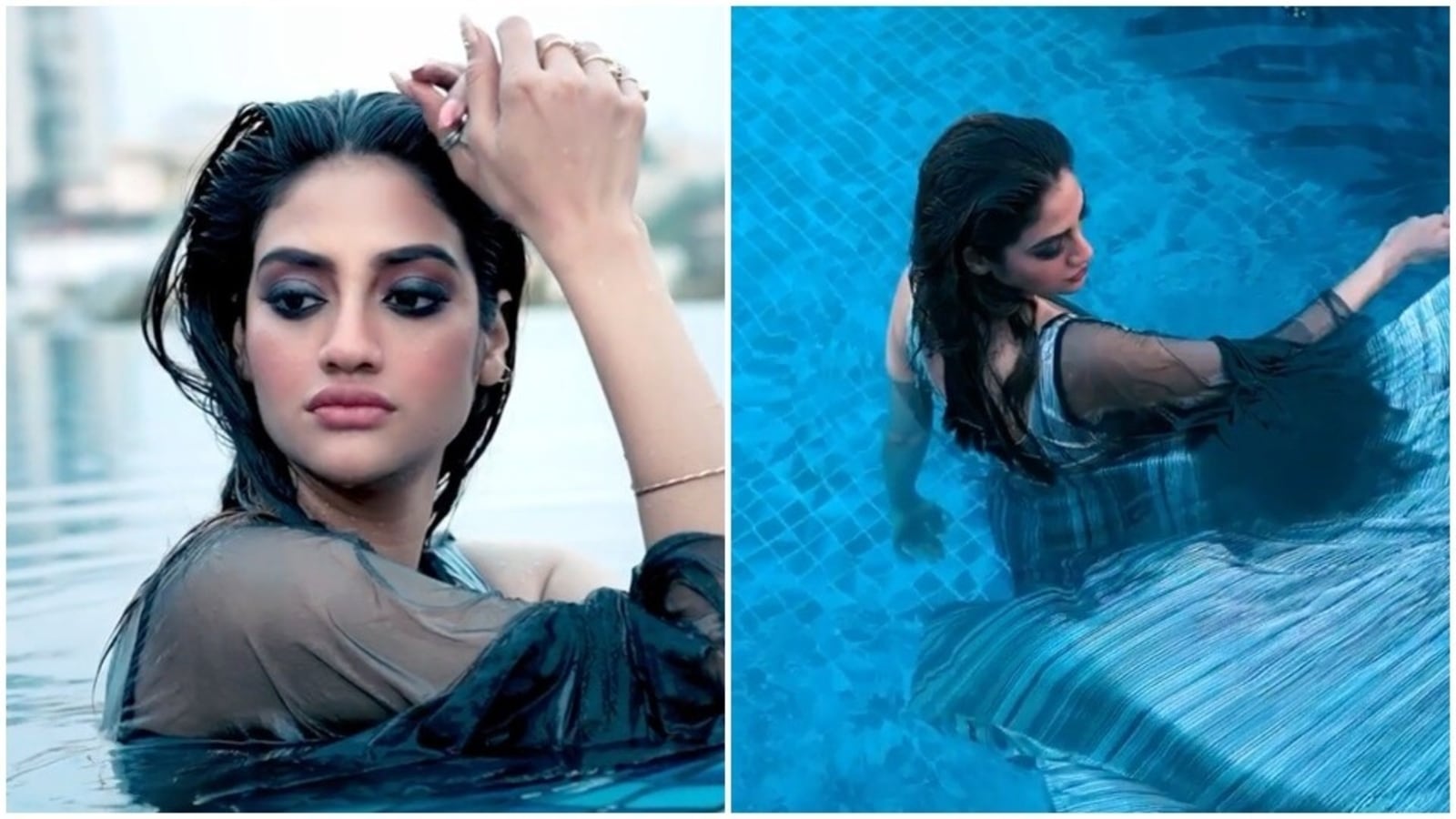 Nusrat Jahan Xx Video - Pregnant Nusrat Jahan takes a dip in pool for photoshoot, promotes  contraceptive pills on Instagram - Hindustan Times
