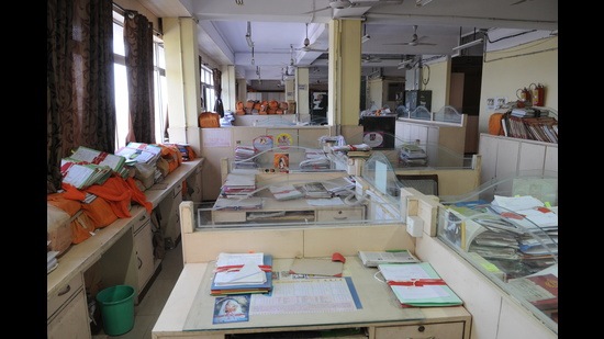 The disbursal of salaries and pensions under the new structure will begin from July 1. Work, however, is likely to remain disrupted. (HT FILE PHOTO) The disbursal of salaries and pensions under the new structure will begin from July 1. Work, however, is likely to remain disrupted. (HT FILE PHOTO)