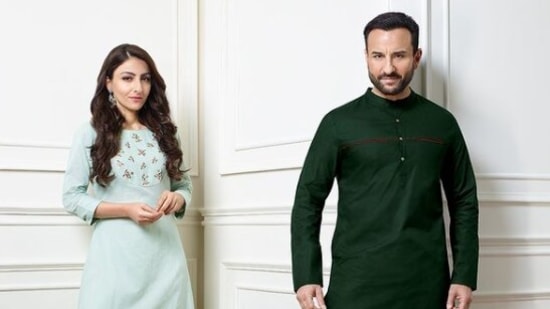 House of Pataudi by Saif Ali Khan: Saif, who loves wearing ethnic himself, introduced his own line of Indian ethnic wear in 2018.(Instagram/@houseofpataudi)