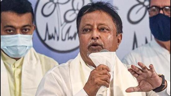 Mukul Roy, who left the BJP and returned to the ruling party on June 11, filed his nomination for induction in the public accounts committee of the West Bengal assembly. (PTI PHOTO.) Mukul Roy, who left the BJP and returned to the ruling party on June 11, filed his nomination for induction in the public accounts committee of the West Bengal assembly. (PTI PHOTO.)