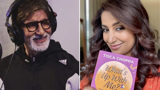 Amitabh Bachchan recently read Tisca Chopra's latest book What's Up With Me?. Read on to find out what he said.(Instagram)