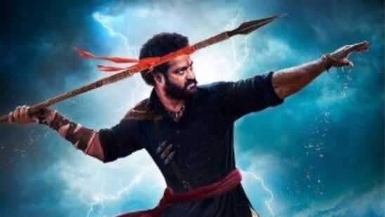 Jr NTR as Komaram Bheem in RRR.