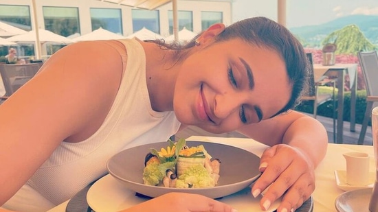 Parineeti Chopra is in love with her food. She is on an Austrian holiday.