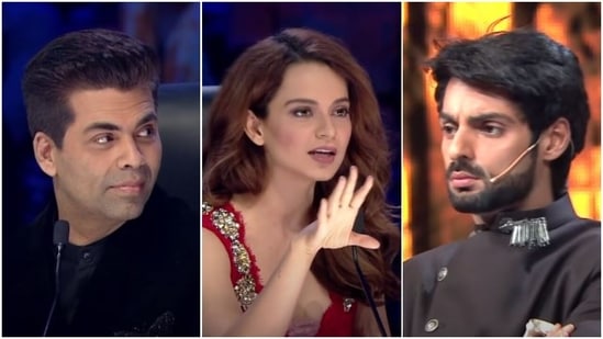 Karan Johar and Kangana Ranaut reunited after their Koffee with Karan showdown on India's Next Superstars.