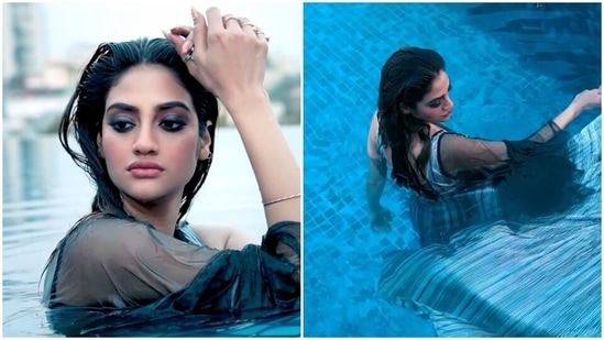 Nusrat Jahan shared pictures from a photoshoot on Instagram. Nusrat Jahan shared pictures from a photoshoot on Instagram.