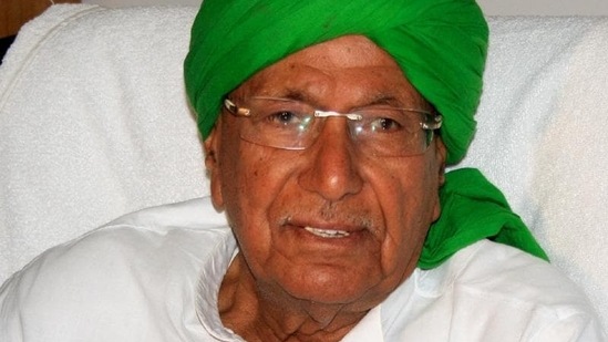 OP Chautala was sentenced in a corruption case in 2013.(HT Photo ) OP Chautala was sentenced in a corruption case in 2013.(HT Photo )